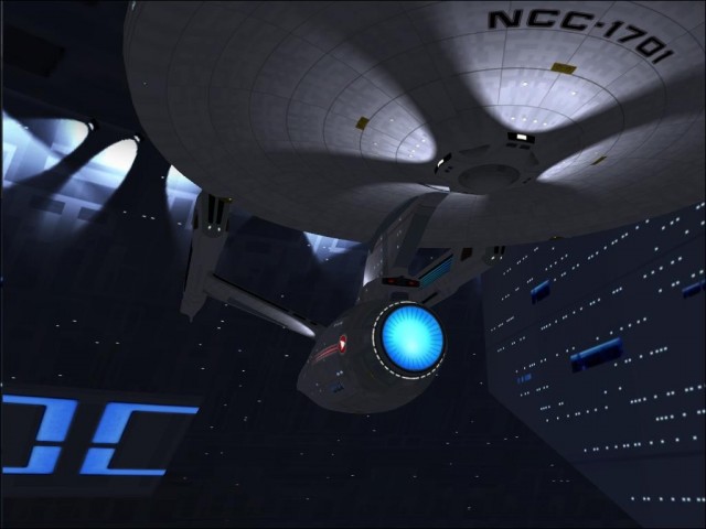 USS Enterprise im Spcacedock